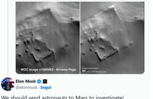 Enigmatica Struttura su Marte: Elon Musk Riaccende il Dibattito sugli Alieni elon Musk marte alieni